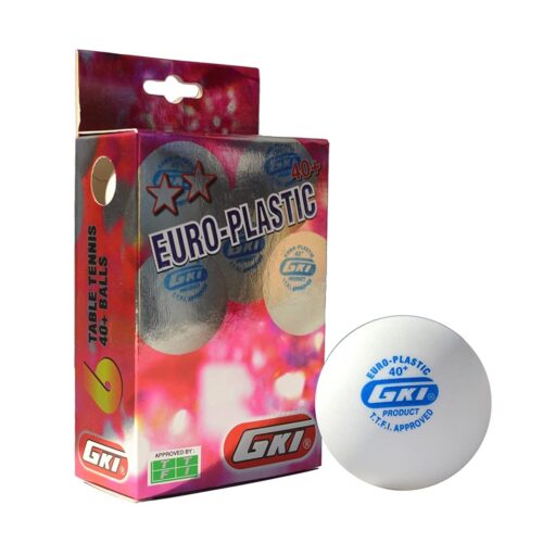 GKI EURO PLASTIC TABLE TENNIS BALLS