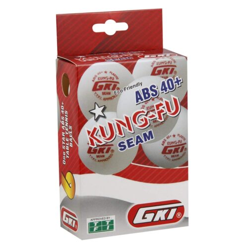 GKI KUNG FU PLASTIC TENNIS BALLS WHITE 12 PC