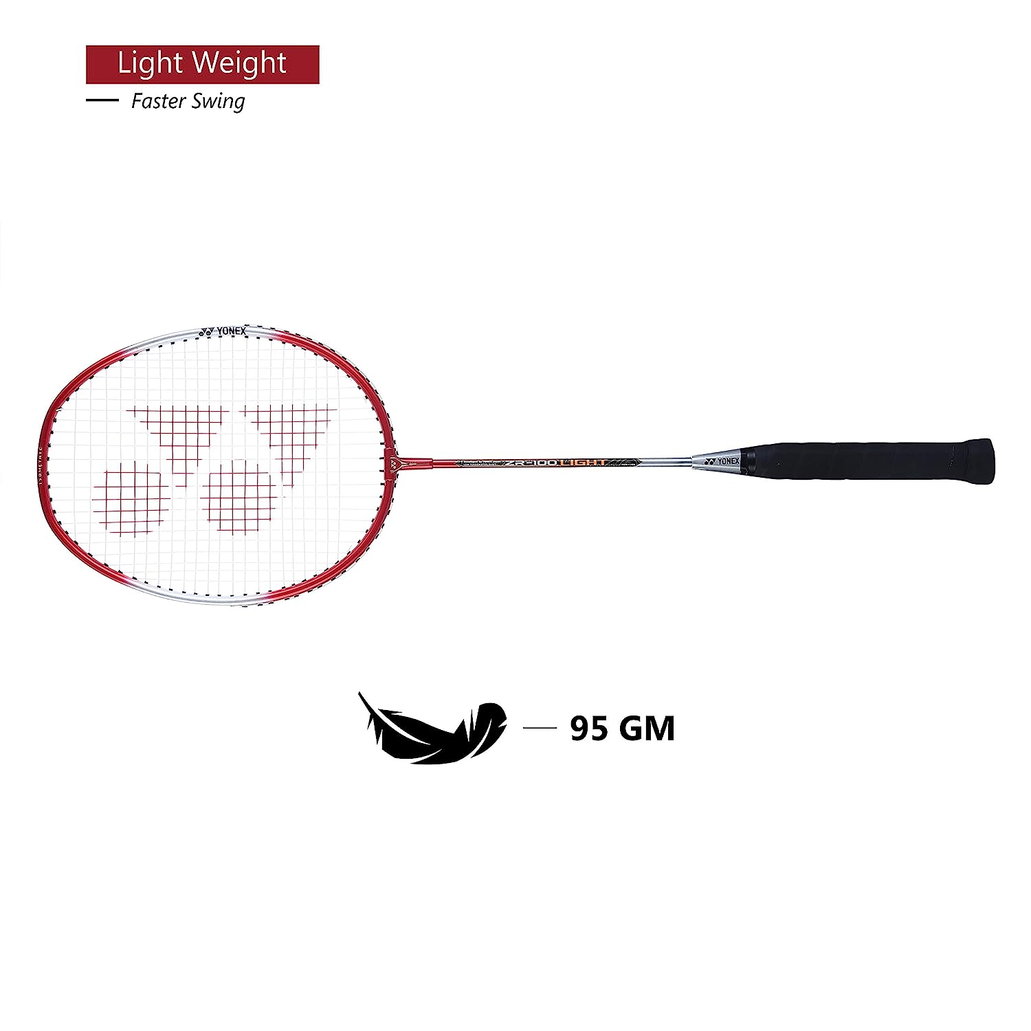 Yonex ZR 100 Light Aluminum BR Red